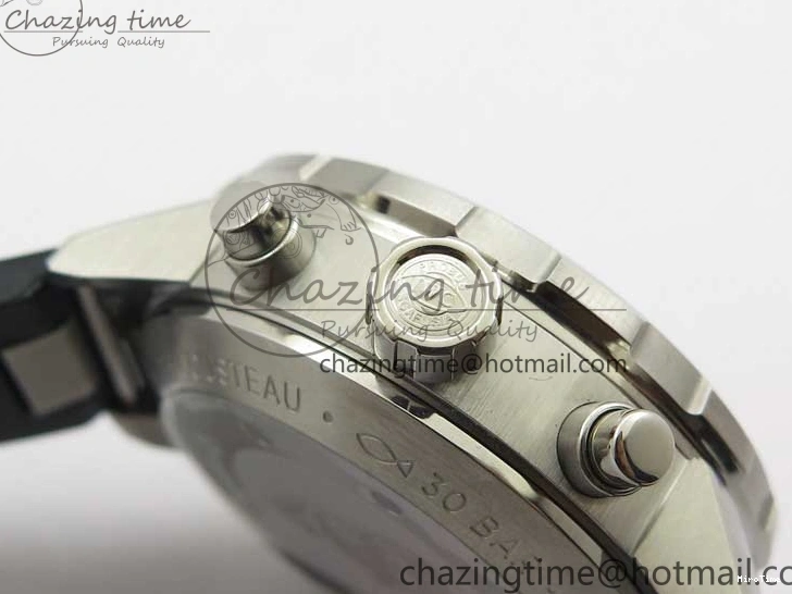 MIROTIME 0111 Aquatimer Chrono IW376803 V6F 1:1 Best Edition Blue Dial on Ruber Strap A Neat 7083